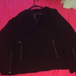 Plus jacket drape from City Chic